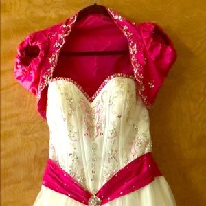 Prom Dress with Shrug